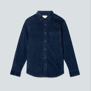 Everlane The Relaxed Corduroy Shirt in Insignia Blue